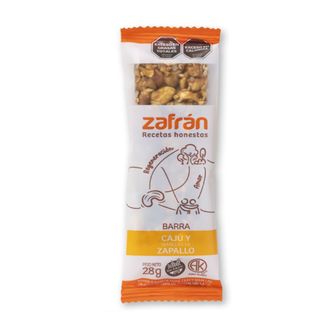 Barrita de Cereal Zafrán sabor Caju y Semillas de Zapallo x 28 g
