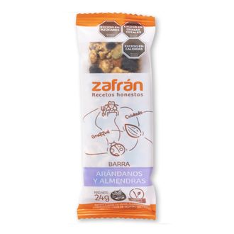 Barrita de Cereal Zafran de Arándanos y Almendras x 24 g