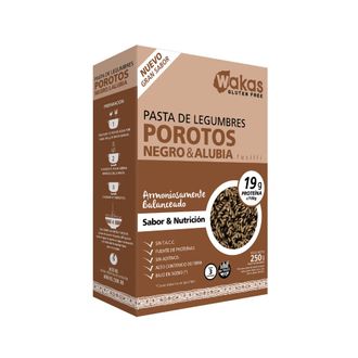 Fideos Waka de Legumbres Poroto y Chía x 250 g