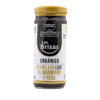 Mermelada Las Brisas Organica Arandano y Pera Light x 240 g