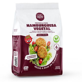 Premezcla para Hamburguesa Vegetal Natural Pop x 200 g