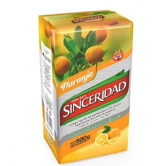 Yerba Mate Sinceridad Naranja con Palo Flojo x 500 g