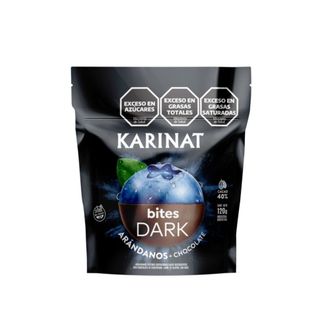 Arándanos Karinat Bites con Chocolate Semiamargo x 120 g