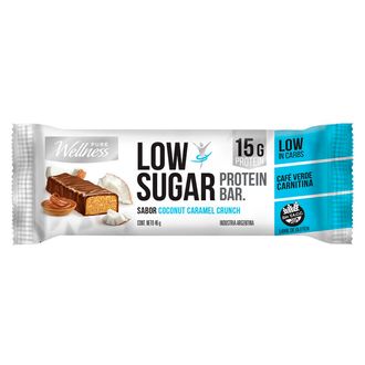 Barrita Protéica Pure Wellness Low Sugar Coconut Caramel Crunch x 46 g