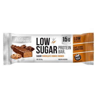 Barra Protéica Pure Wellness Low Sugar Cookie Crunch x 46 g