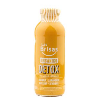 Jugo Detox Las Brisas Zanahoria, Manzana, Naranja, y Jengibre x 330 ml