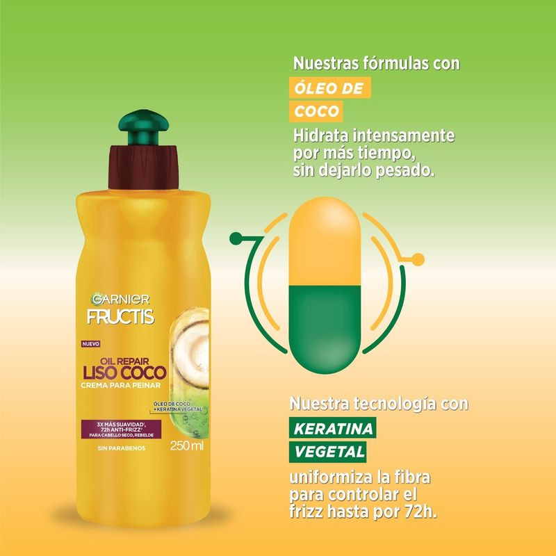 crema-para-peinar-garnier-oil-repair-liso-coco-x-250-ml