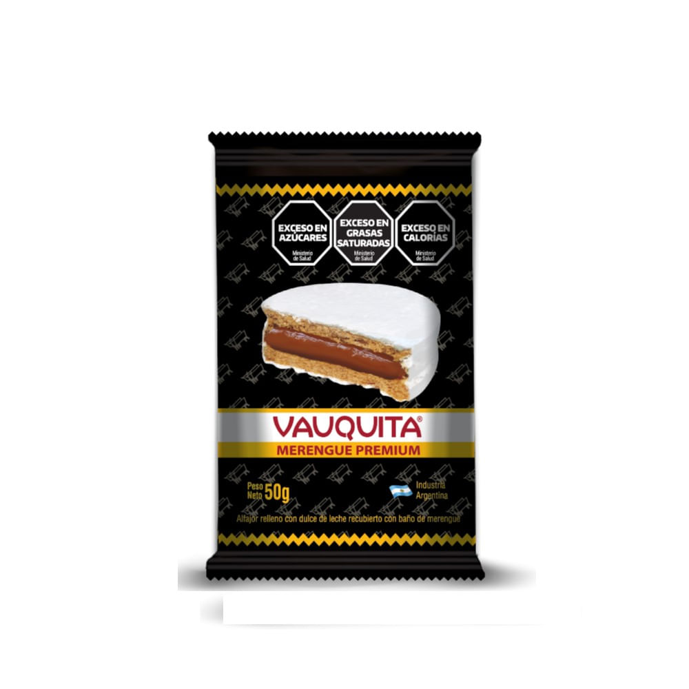 Alfajor Vauquita Dulce de Leche con Baño de Merengue | The Food Market -  The Food Market