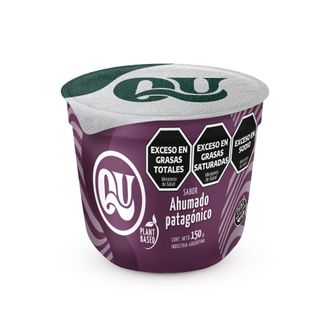 Queso Qu Food a Base de Proteínas de Arvejas Ahumado Patagónico x 150 g