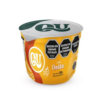 Queso Qu Food a Base de Proteínas de Arvejas Cheddar x 150 g