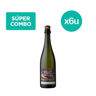 Combo Vinos Espumantes Animal Extra Brut x 750 ml x 6 un