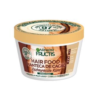 Tratamiento Garnier Fructis Hair Food Máscara de Restauración Manteca de Cacao x 350 ml