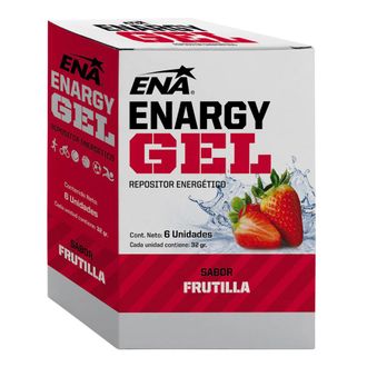 Suplemento Dietario Ena Enargy Gel Sabor a Frutilla x 6 un x 32 g