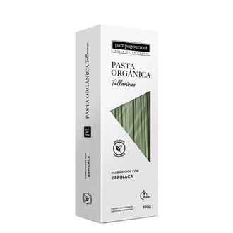 Tallarines Pampa Gourmet Orgánicos Sabor Espinaca x 500 g