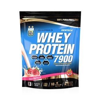 Suplemento Dietario Gentech Whey Protein Sabor Frutilla x 500 g