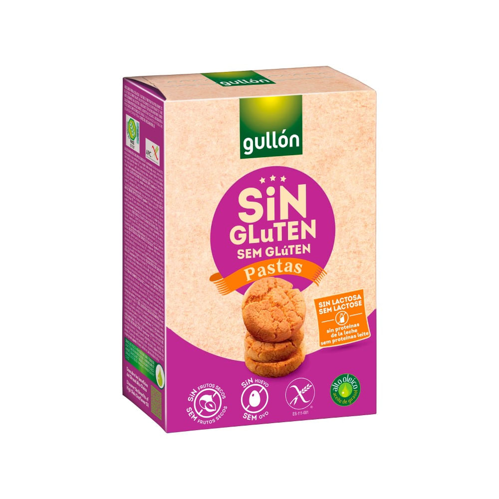 Galletitas Gullón Pastas sin Gluten x 200 g | The Food Market - The ...