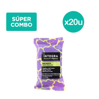Combo Barrita de Avena Integra Maní y Chocolate x 26 g x 20 un