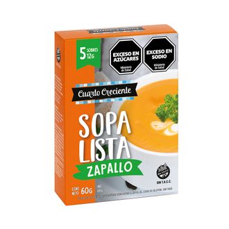 Sopa Lista Cuarto Creciente de Zapallo x 60 g