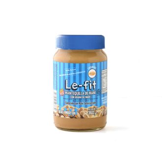 Mantequilla de Maní Natural Lefit Cruchy x 360 g