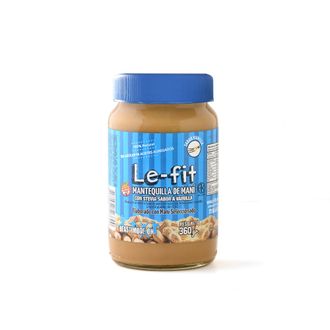 Mantequilla de Maní Natural Lefit con Vainilla x 360 g