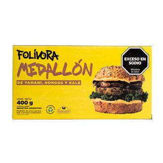 Medallón Folívora de Yamani-Hongos y Kale x 400 g