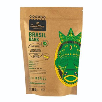 Café Caffettino Brasil Dark Molido para Cáspulas x 250 g