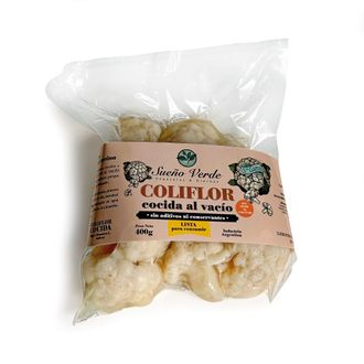 Coliflor Sueño Verde Cocidos al Vacio x 400 g