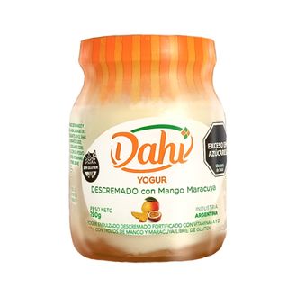 Yogur Descremado Dahi con Mango Maracuya x 190 g