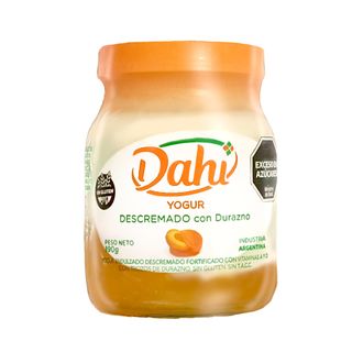 Yogur Descremado Dahi Descremado con Durazno x 190 g