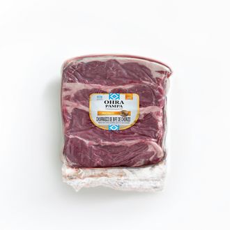 Churrasco de Bife Ohra Pampa Angosto Peso Minimo 1,2 kg