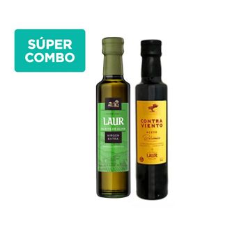 Combo Aceite de Oliva Laur + Aceto Balsámico contra Viento