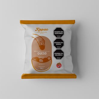 Snack Galletitas Saladas Kapac Sabor Queso x 80 g