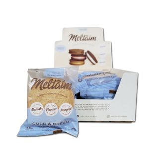 Caja Alfajor Coco y Crema de Maní Meltaim x 12 un