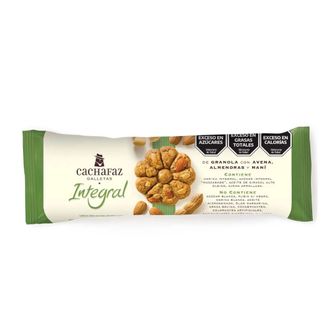 Galletas Integrales Cachafaz Avena Almendras y Maní x 225 g