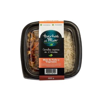 Wok Huertas Del Pilar de Pollo y Vegetales Salteados X 400 g