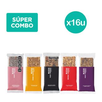 Barrita de Cereal Muecas Mix de Sabores x 16 un