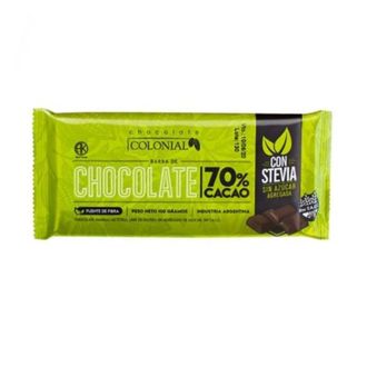 Chocolate Colonial Negro 70 sin Azúcar x 100 g