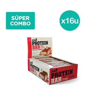 Barra Proteica Ena Protein Bar Sabor Frutilla a la Crema x 46 g x 16 un