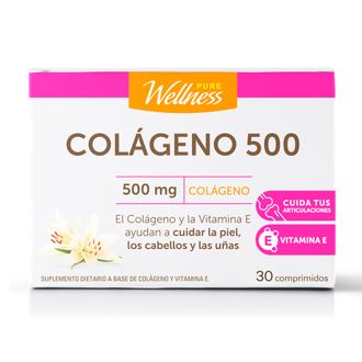 Colágeno 500 Pure Wellness x 30 comp