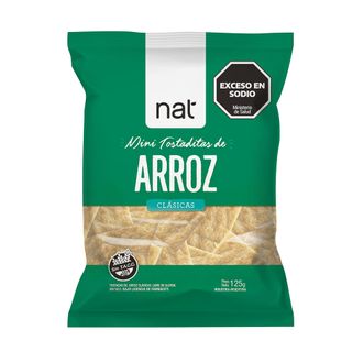 Mini Tostaditas de Arroz Nat x 125 g