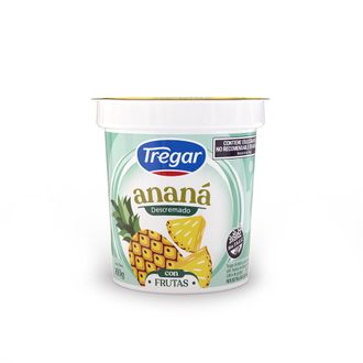 Yogur Frutas Descremado Tregar Sabor Anana x 160 g