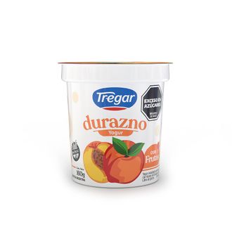 Yogur Frutas Entero Tregar Sabor Durazno x 160 g