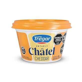 Queso Untable Tregar Chatel Cheddar x 180 g