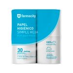 241000_papel-higienico-simple-hoja-farmacity-4-rollos-x-30-m_imagen-1