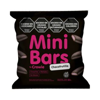 Minibars de Arroz Crowie Chocofrutilla x 50 g