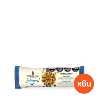 Combo Galletitas Integral Cachafaz Avena y Chips de Chocolate x 225 g x 6 un