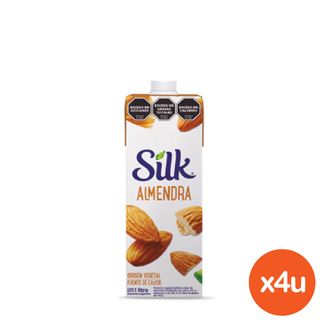Combo Bebida Vegetal Silk de Almendras Original x 1 l x 4 un