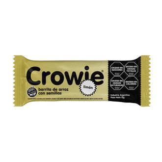 Barrita de Arroz Crowie Limon x 12 g