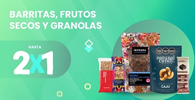 CyberMonday 2024- Mini Banner - Barritas - Frutos secos - Granola